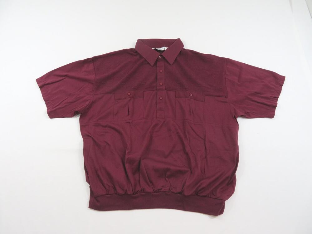 Classics by Palmland Shirt Pullover Golf Burgundy Red Sz 2XL
